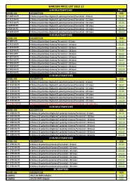 BARCOM PRICE LIST 2012-12