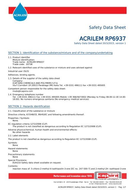 ACRILEM RP6937