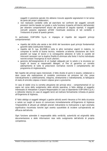 MODELLO ORGANIZZAZIONE GESTIONE CONTROLLO D LGS 231/01