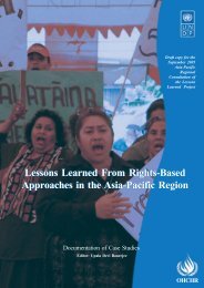 Lessons Learned From Rights-Based Approaches in ... - HRBA Portal