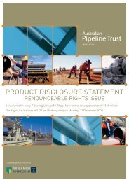 PRODUCT DISCLOSURE STATEMENT