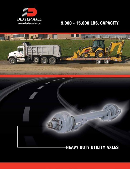 9,000 - 15,000 LBS CAPACITY HEAVY DUTY UTILITY AXLES