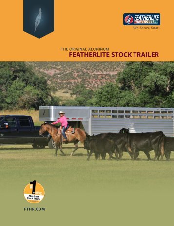 FEATHERLITE STOCK TRAILER