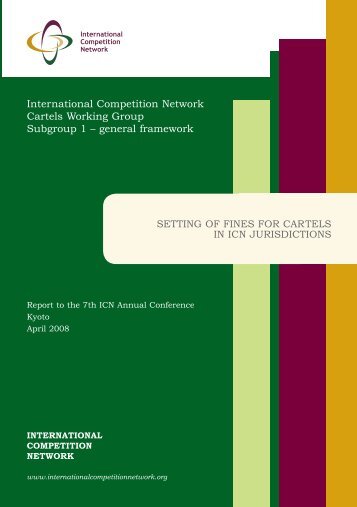 Setting of Fines for Cartels in ICN Jurisdictions - International ...