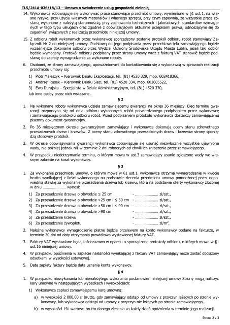 Załącznik nr 5 Wzór umowy dot. zadania 2 - LPEC
