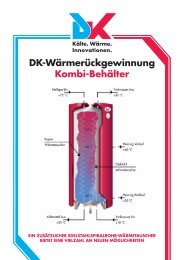 DK-Wärmerückgewinnung Kombi-Behälter