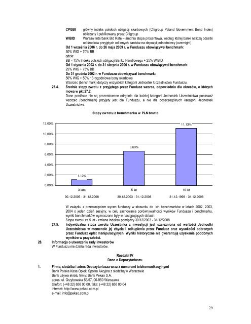 PROSPEKT INFORMACYJNY PIONEER STABILNEGO WZROSTU FUNDUSZ INWESTYCYJNY OTWARTY