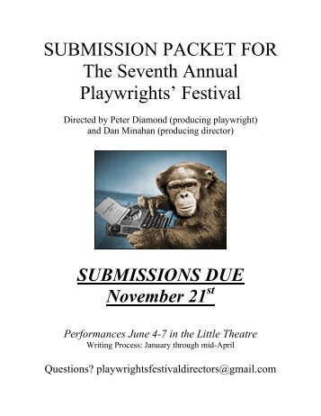 SUBMISSION PACKET FOR The Seventh Annual Playwrights’ Festival