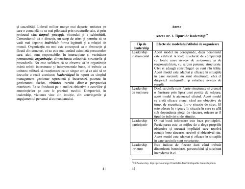 Leadership şi management în armată - Centrul de Studii Strategice ...