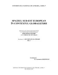 SPAŢIUL SUD-EST EUROPEAN ÎN CONTEXTUL GLOBALIZĂRII