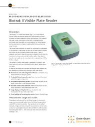Biotrak II Visible Plate Reader