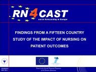 to view the RN4CAST symposium presentation