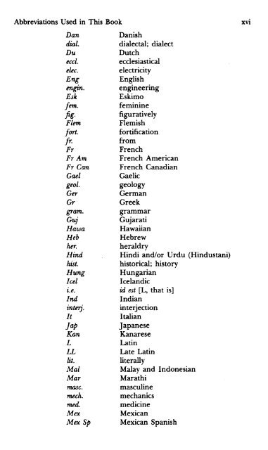 15,000 words and phrases from more than 50 languages and their