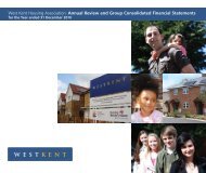 West Kent Housing Association: Annual Review and Group ...