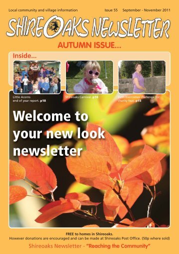 Welcome to your new look newsletter