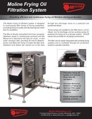 Moline Frying Oil Filtration System