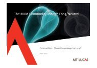 The MLM Commodity Index Long/Neutral