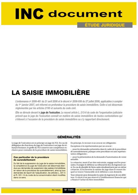 1440-Saisie immobiliere.qxp:INC document - Conso.net
