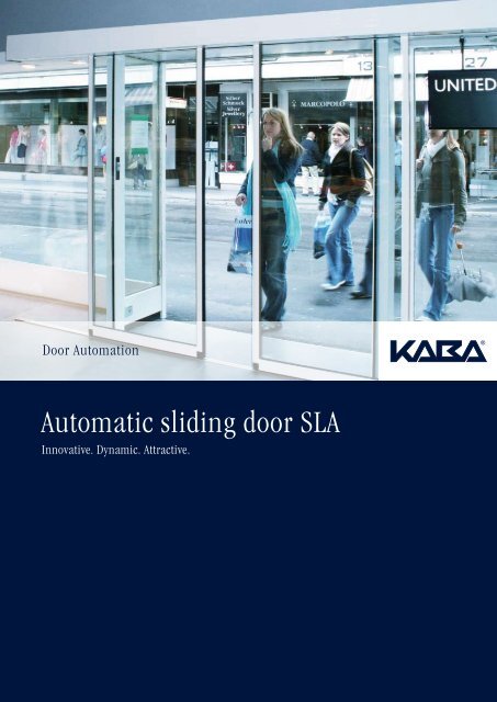 Automatic sliding door SLA