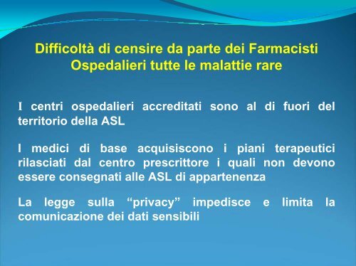 ASL e territorio il ruolo del Farmacista Ospedaliero