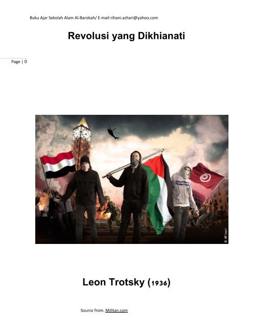 Revolusi Yang Dikhianati Leon Trotsky 1936