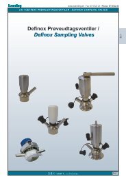 Definox Prøveudtagsventiler / Definox Sampling Valves