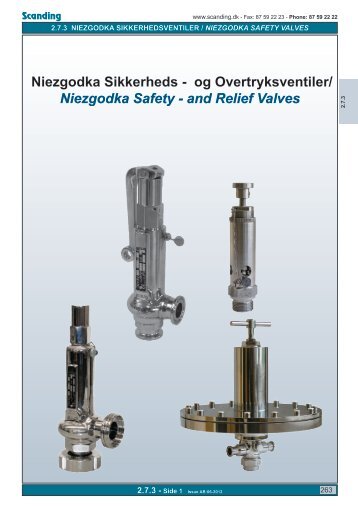 Niezgodka Safety - and Relief Valves - Scanding A/S