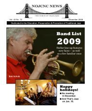 December, 2008 Newsletter - New Orleans Jazz Club of Northern ...