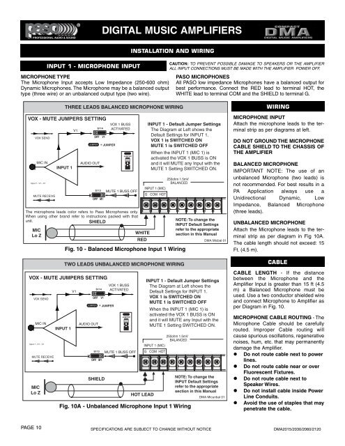 Amplifiers