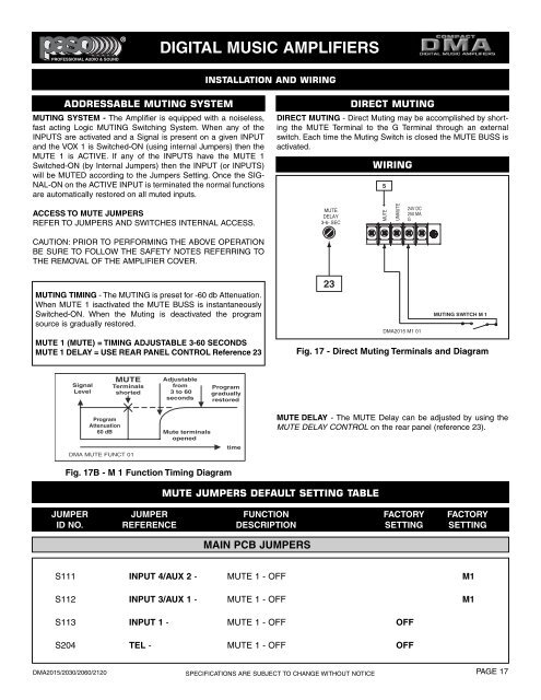 Amplifiers