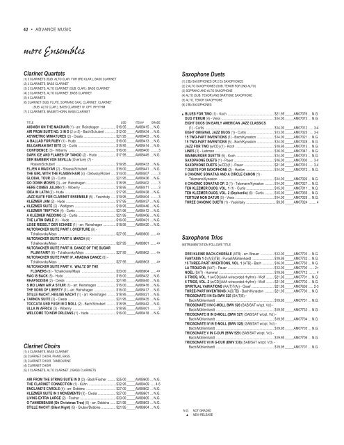 catalog revised 07 13 11 price changes:Jazz.qxd - Kendor Music