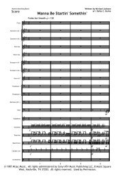 Wanna Be Startin Score Print.mus - Matrix Music