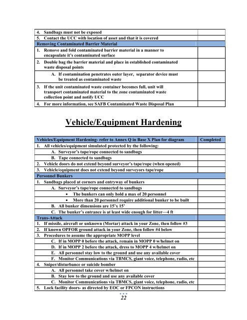 20th Fighter Wing Guide to Preparing for the ORI