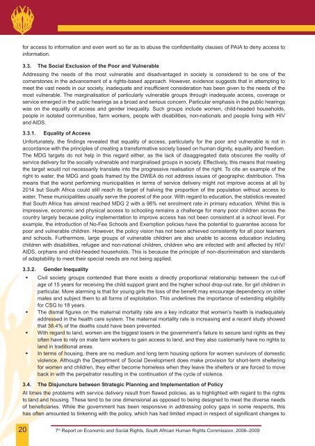 Chapter 1 - South African Human Rights Commission