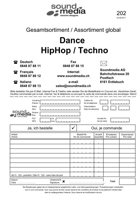 Dance HipHop / Techno
