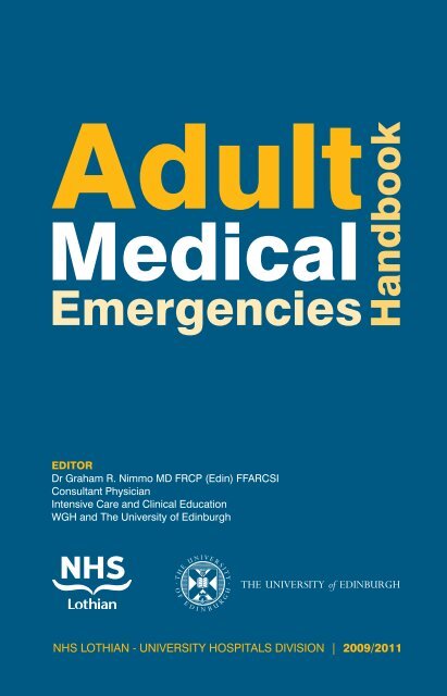 Adult Medical Emergency Handbook - Scottish Intensive Care Society