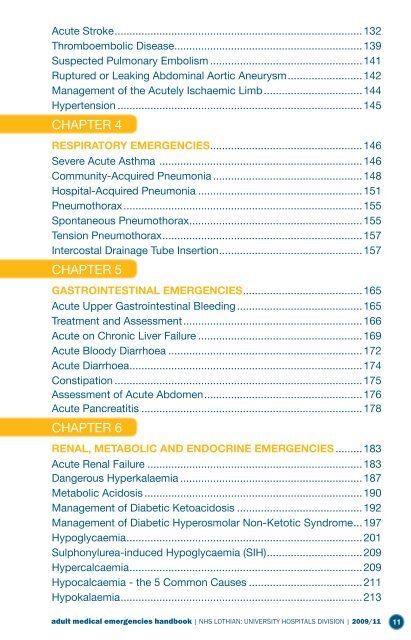 Adult Medical Emergency Handbook - Scottish Intensive Care Society