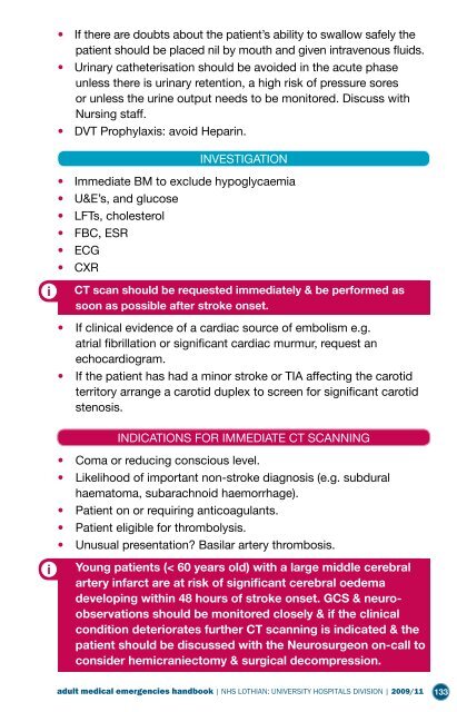 Adult Medical Emergency Handbook - Scottish Intensive Care Society