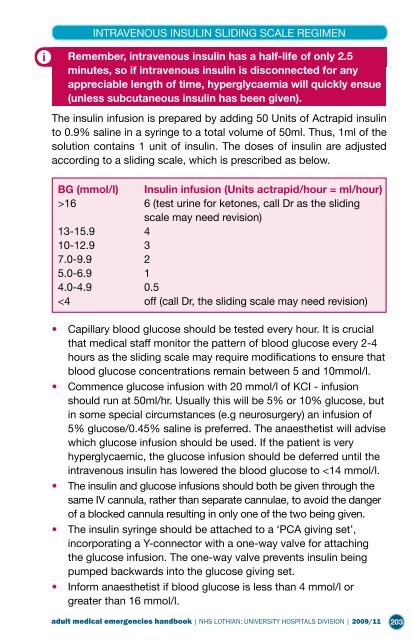 Adult Medical Emergency Handbook - Scottish Intensive Care Society