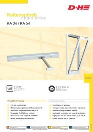 chain drive Kettenantrieb - D+H Mechatronic