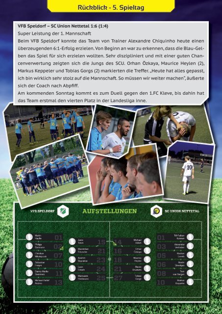 Sport Club Aktuell - Ausgabe 15 - 09.09.2015/13.09.2015