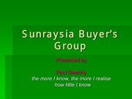 Sunraysia Buyer’s Group