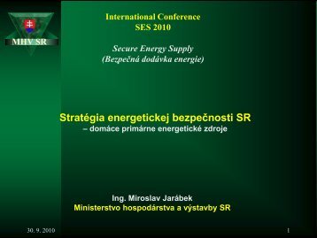 Stratégia energetickej bezpečnosti SR