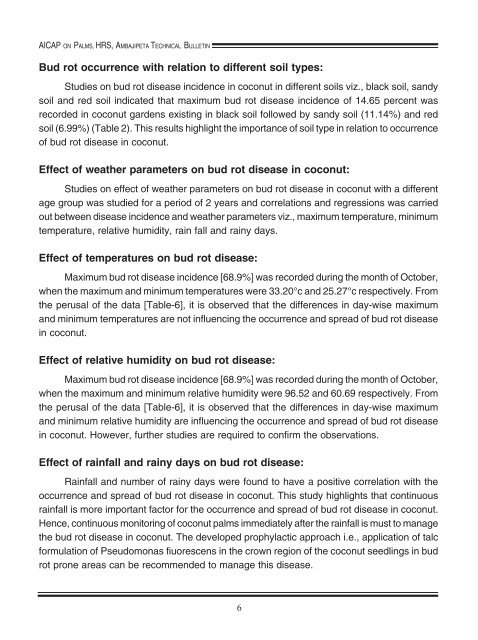 BUD ROT DISEASE OF COCONUT