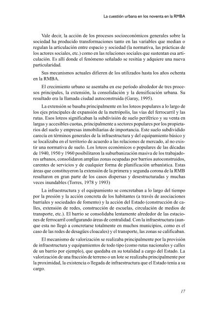 Transformaciones en la Región Metropolitana de ... - Rodolfo Giunta