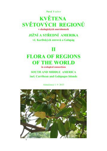 KVĚTENA SVĚTOVÝCH REGIONŮ II FLORA OF REGIONS OF THE WORLD