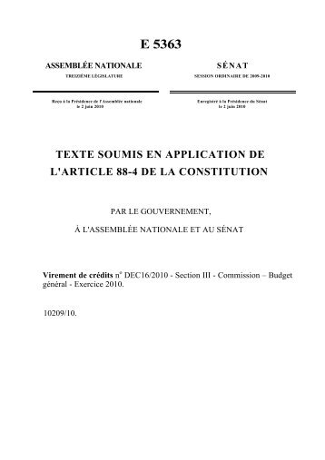 e 5363 assemblée nationale s é nat