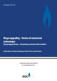 Biogas upgrading – Review of commercial technologies