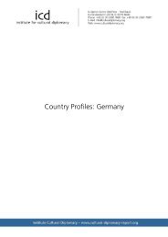 Country Profiles: Germany - Institute for Cultural Diplomacy