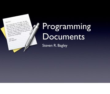 Programming Documents